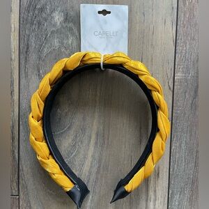 Capelli of New Yellow York Mustard Braided Headband New